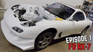 FD RX7 Assembly  Starting from scratch [upl. by Nnyleimaj]