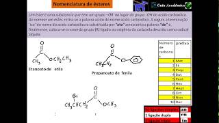 179 Nomenclatura de ésteres [upl. by Ennadroj78]