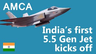 AMCA  Manufacturing of the First prototype of 55 Gen Indias stealth fighter programme has begun [upl. by Dannel415]