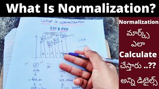 Normalization In Telugu Normalization In SSC CHSL CGL MTS RRB NTPC GroupD ExamsNormalisation Marks [upl. by Ellen]