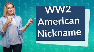 What did German soldiers call Americans in WW2 [upl. by Ellenor]