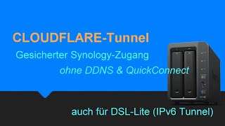 Cloudflare Tunnel mit Synology Vorschau [upl. by Osmo]