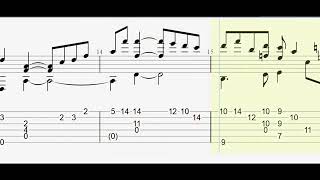 Robert Schumann Kinderszenen Op 15 No 7 Träumerei full tablaturesheet music for solo guitar [upl. by Gazzo]