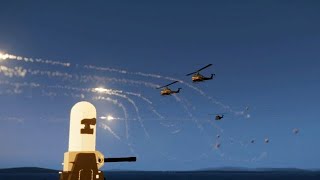 Helicopter フレア Flare ヘリコプター Formation 編隊 Rocket ロケット [upl. by Elac365]