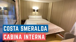 Costa Smeralda TOUR CABINA INTERNA Ship tour INTERIOR ROOM [upl. by Pollard]