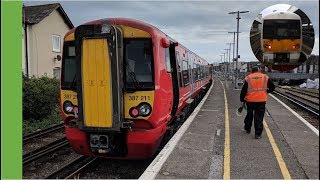 Trains at Littlehampton [upl. by Refotsirc]