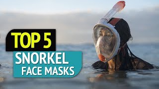 TOP 5 Snorkel Face Masks [upl. by Nadia]