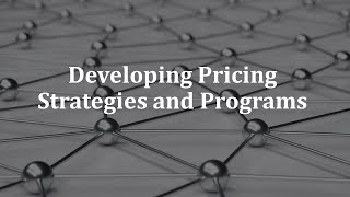 Developing Pricing Strategies and Programs  Chapter 16  Philip Kotler Marketing Management [upl. by Anastase]