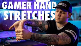 5 Stretches Gamers can do for HAND PAIN [upl. by Calypso]