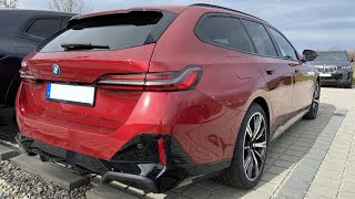 2024 BMW i5 eDrive40 Touring G61 in Fire Red metallic [upl. by Virginie]