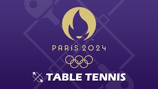 LIVE🔴 Table Tennis Paris 2024 Olympics  乒乓球 [upl. by Eus976]