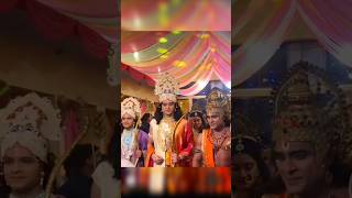 Shrimad Ramayan Team at Ayodhya Diwali😍 Sujay Prachi Basant entry diwali ayodhya ram sita [upl. by Leamsi]