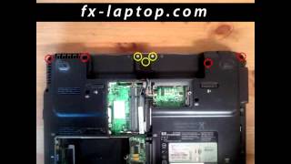 Disassembly HP Pavilion tx2000  replacement clean take apart keyboard screen battery [upl. by Nnaecyoj171]