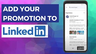 How to add your promotion to your LinkedIn Profile [upl. by Ainna398]