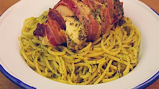 Bacon Wrapper Pesto Chicken [upl. by Bram]