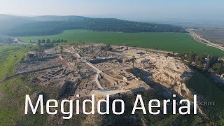 Megiddo Aerial  Israel 4K תל מגידו [upl. by Aicinet]