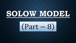 Solow Model Part8 Transition to Golden Rule Steady State Starting with Too Much Capital [upl. by Ahsaele]