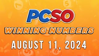 P81M Jackpot Ultra Lotto 658 2D 3D and Superlotto 649  August 11 2024 [upl. by Joris]