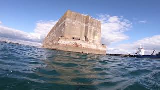 Snorkelling In Portland Harbour  Mulberry Harbour Phoenix Caissons [upl. by Ayrotal]