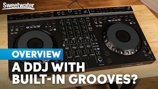 AlphaTheta DDJGRV6 4channel DJ Controller with Groove Circuit Overview [upl. by Bui]