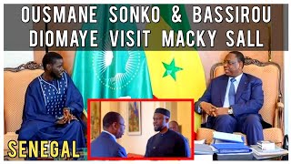 Senegals new President amp Ousmane Sonko visit Macky Sall ahead of inauguration [upl. by Ert845]