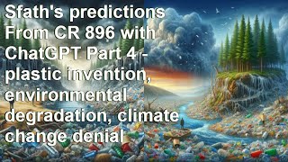 Sfaths predictions From CR 896 with ChatGPT Part 4 plastic invention environmental degradation [upl. by Htebasyle]