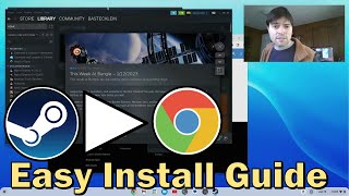 Steam on ChromeOS Flex  Complete Updated and Easy Install Instructions [upl. by Gnuy]