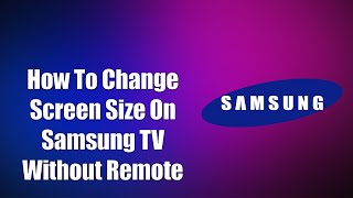 How to Reset Samsung Tv without Remote [upl. by Sofko84]