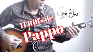 Como tocar Riffs de Pappo´s Blues [upl. by Thorley673]