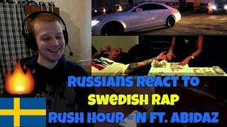 RUSSIANS REACT TO SWEDISH RAP  Rush Hour  N feat Abidaz  FIRST REACTION TO SWEDISH RAP [upl. by Asilram678]