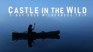 7Day Solo to Canadas Greatest Wilderness Cabin  A Lonely Homesteaders Wooden Castle [upl. by Barbee]