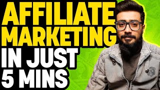 Affiliate Marketing in Just 5 Mints  How To Start Affiliate Marketing For Beginners [upl. by Hazlett]