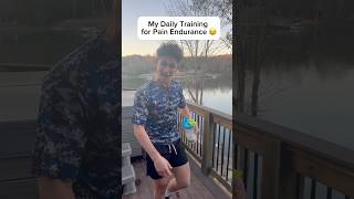 Do not attempt my pain training😂🏈 threadperformance football sports funny comedyskit [upl. by Asiul]