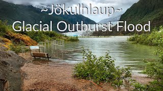 Record breaking Jökulhlaup Mendenhall Glacier Lake Juneau Alaska [upl. by Braswell]