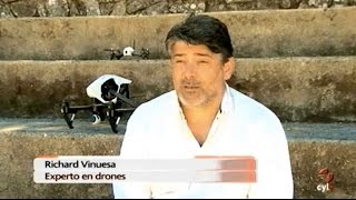 Expodronica y los drones en la televisión castellanoleonesa [upl. by Prunella104]