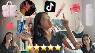 ARE THEY REALLY WORTH RATING VIRAL TIKTOK PRODUCTS  LVRRCHOLEE [upl. by Dirgis]