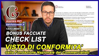 BONUS FACCIATE 90 quali documenti servono per il visto di conformità [upl. by Eelsel]