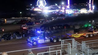 Garrett County Fair Street Hot Outlaw Semi Truck Pulls amp Behind The Scenes [upl. by Legnalos540]