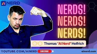 Nerds Welcome AI Nerd  AI With Attitude YouTube Channel [upl. by Lekkim]