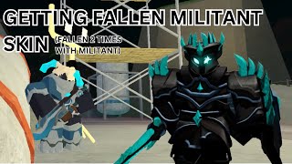 PATCHED Timescaling with Militant in Solo Molten FALLEN MILITANT QUEST  Roblox TDS [upl. by Fruma]