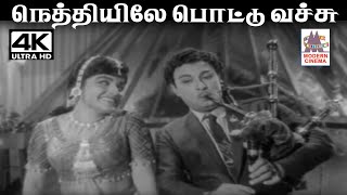 Nethiyile Pottu Vachu MSவிஸ்வநாதன் இசையில் Pசுசிலா பாடிய பாடல் நெத்தியிலே பொட்டு வச்சு [upl. by Lore]