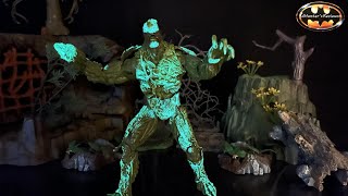 McFarlane DC Multiverse Swamp Thing Glow In The Dark Amazon Gold Label Action Figure Review Megafig [upl. by Baiel]