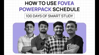 FOVEA POWERPACK  100 DAY STUDY SCHEDULE PROGRAM  LIVE SESSION  TEAM FOVEA  UMMER FARIS KM [upl. by Lardner]