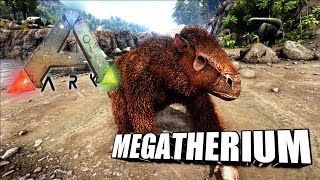 Taming A Megatherium  Ark Survival Evolved  The Island [upl. by Merril]