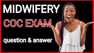 MIDWIFERY COC EXAM QUESTION AND ANSWER [upl. by Ykcir]