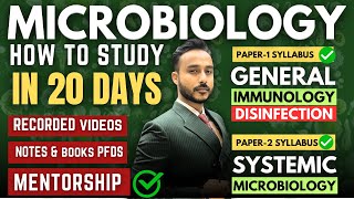 Microbiology in 20 day  How to study microbiology in second year MBBS Microbiology important topics [upl. by Nerahs]