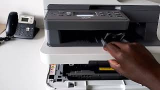 how to reset toner for brother DCPL3551CDW [upl. by Antrim]