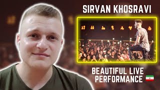 Tanha Nazar Live  Sirvan Khosravi  Persian Music Reaction [upl. by Gavrila440]