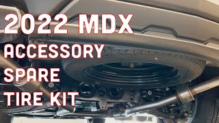 2022 Acura MDX Spare Tire Location  GENUINE ACURA ACCESSORIES [upl. by Treharne]