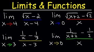 Limits of Rational Functions  Fractions and Square Roots [upl. by Omidyar]